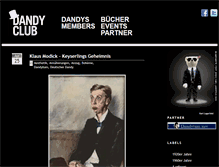 Tablet Screenshot of dandy-club.com
